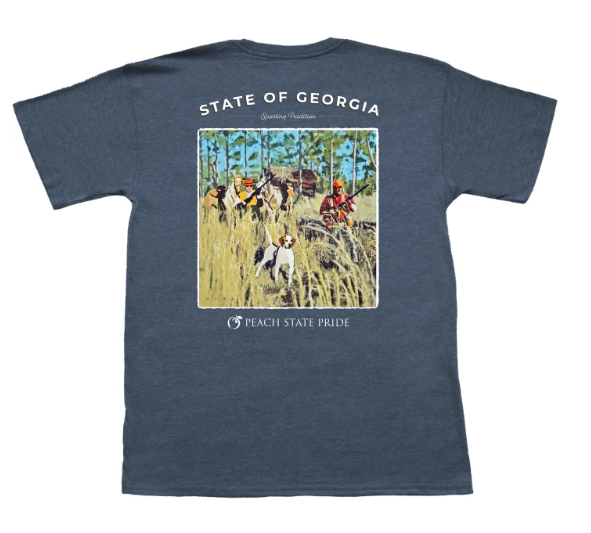 NAVY CLASSIC QUAIL TEE