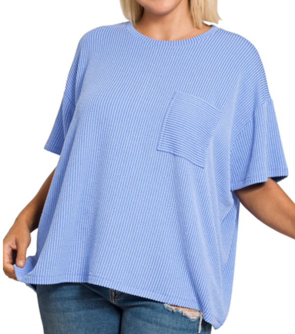 CORDED POCKET TOP