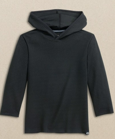 YTH BLACK SCUTTLE HOODIE