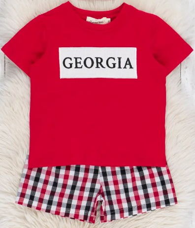 GA SMOCK GINGHAM OUTFIT