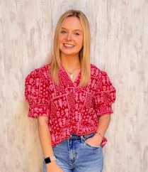 FLORAL PINK TRIM TOP