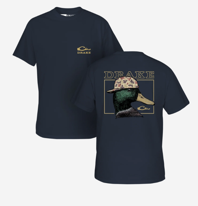 YTH INDIGO BACKCAP MALLARD TEE