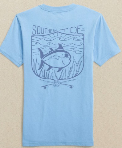 YTH OCEAN SJ FISHING TEE