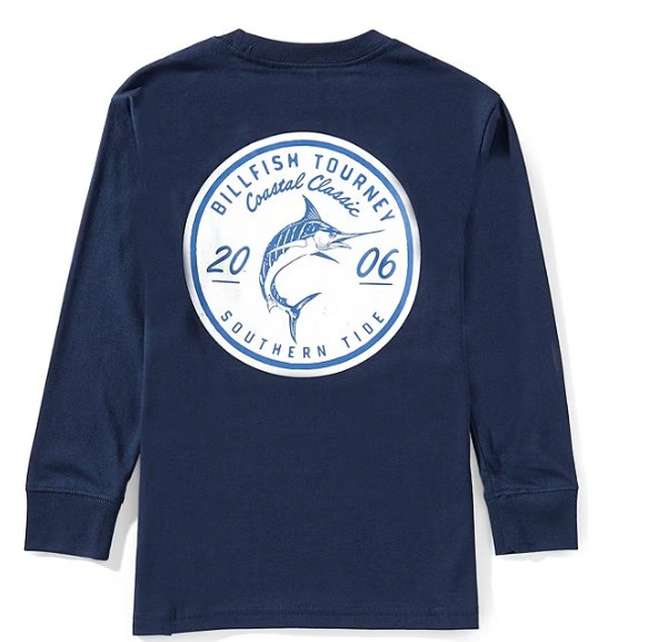 YTH BLUE BILLFISH TOURNEY TEE