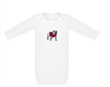 BULLDOG LAYETTE GOWN