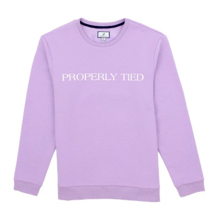 LILAC LAUREL CREWNECK