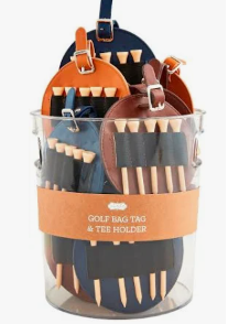 GOLF TEE BAG TAGS