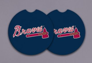 BRAVES CAR COASTERS