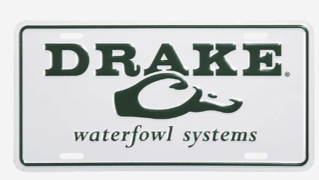 DRAKE WHITE LICENSE PLATE