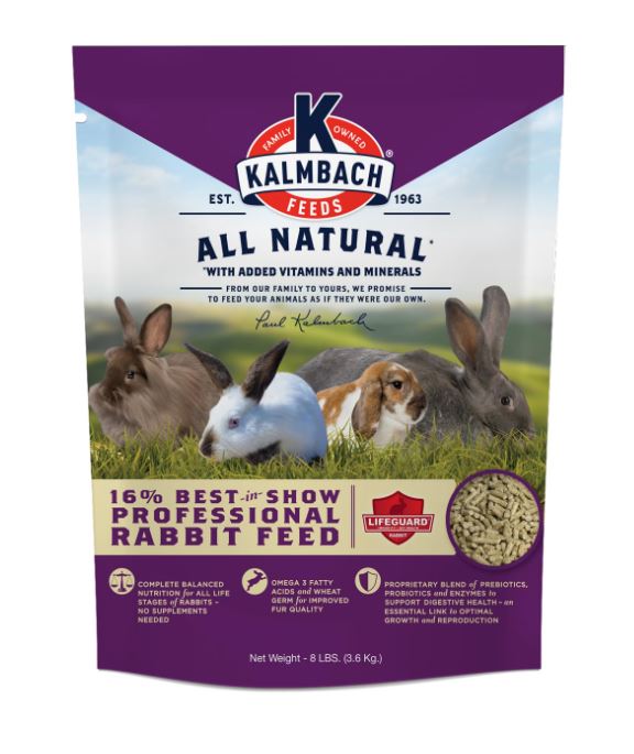 16% RABBIT PELLET 8LB