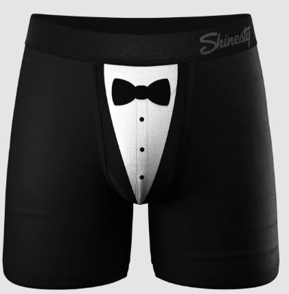 BLACK TUXEDO UNDERWEAR