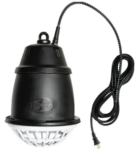 PRIMA BLACK PLASTIC HEAT LAMP