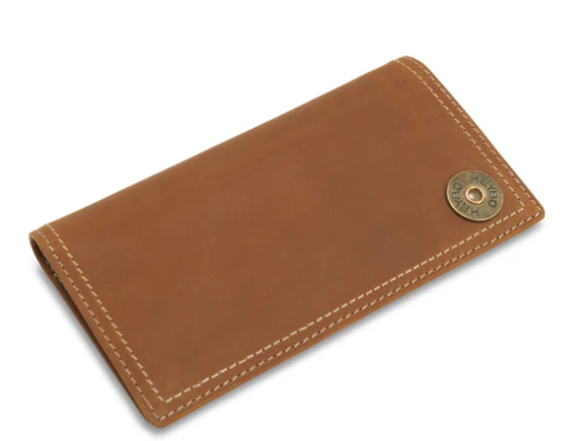 LEATHER CHECKBOOK WALLET
