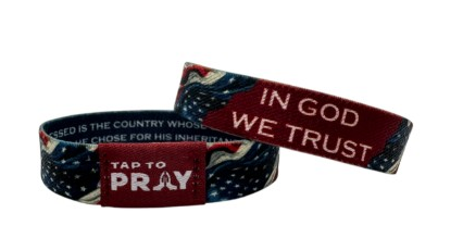 PATRIOT TAP TO PRAY WRISTBAND