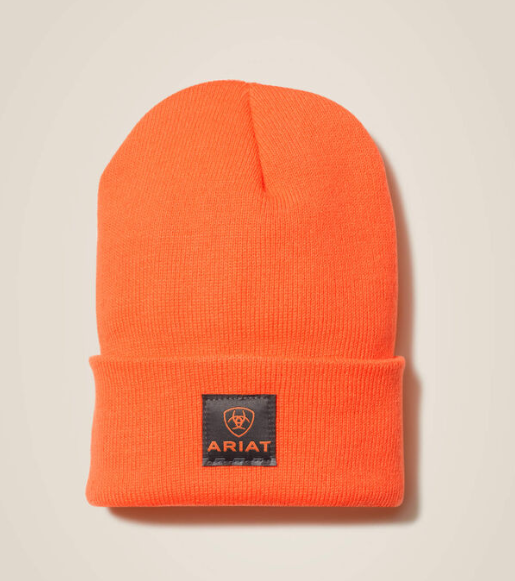 BRIGHT ORANGE REBAR WATCH CAP