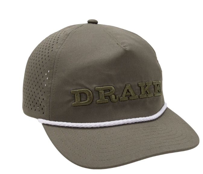 DRAKE CROC FLATBILL ROPE CAP