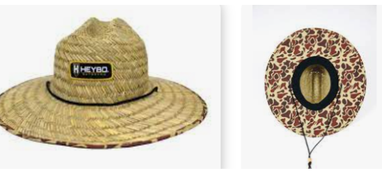 OLDSCHOOL CAMO STRAW HAT HEYBO