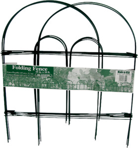 GREEN FOLDING FENCE 18"X8'