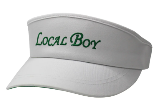 WHITE LOCAL VISOR