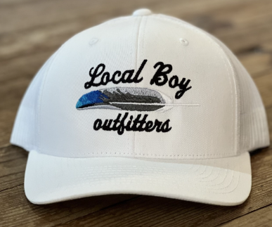 WHT WOOD DUCK FEATHER HAT