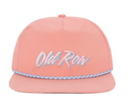 SCRIPT NYLON ROPE HAT PINK