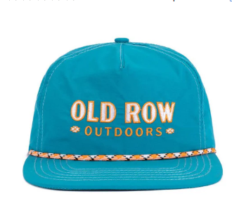TEAL NYLON ROPE HAT