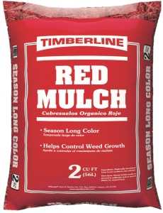 RED DYED MULCH&nbsp;&nbsp;2 CF