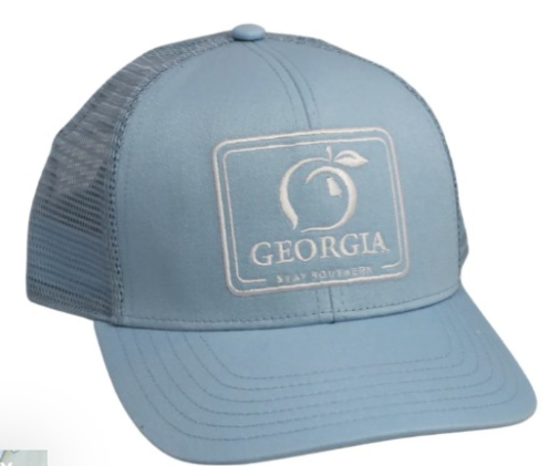 SKY BLUE OG GA PEACH HAT