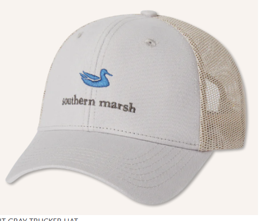 LIGHT GRAY TRUCKER HAT