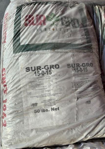 15-0-15 W/4% IRON FERTILIZER