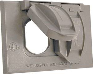 METAL GRAY COVER 2-13/16IN