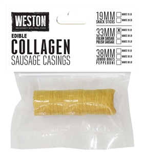 COLLAGEN SAUSAGE CASING 33MM