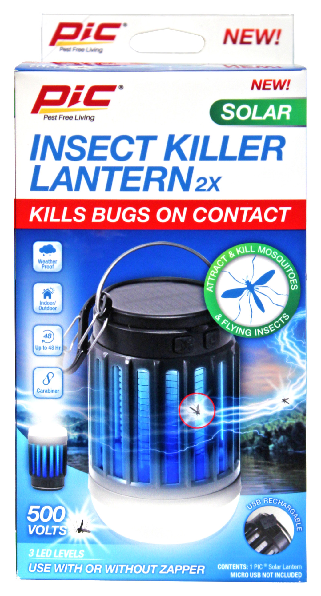 SOLAR 2-IN-1 INSECT LANTERN