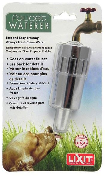 DOG FAUCET WATERER