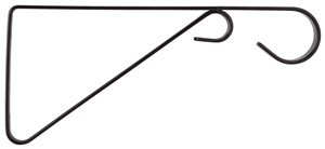 BLACK HANGING PLANT BRACKET 9.5"