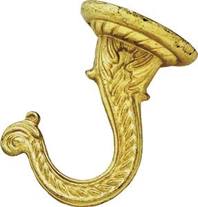 BRASS CEILING HOOK 2-3/16"