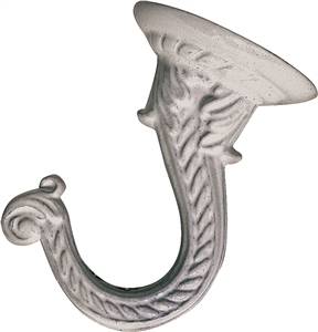WHITE CEILING HOOK 2-3/16"
