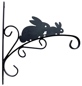 STEEL RABBIT PLANT BRACKET 11"