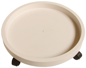 WHITE PLANTER DOLLY 11IN