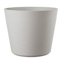 LIGHT GREY ORIGIN POT 7.9"