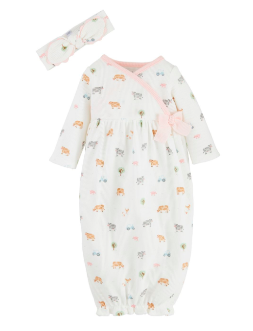 FARM PRINT HEADBAND SET