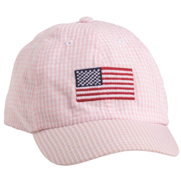 PINK AMERICAN FLAG HAT