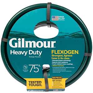 GREEN VINYL GARDEN HOSE 75FT