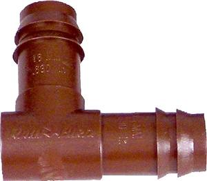 BARBED DRIP IRRIGATION ELBOW 1/2"