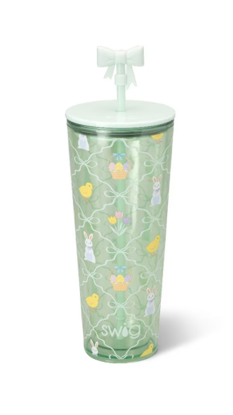 HOPPY EASTER PLASTIC TUMBLER 24O