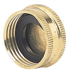HEAVY-DUTY BRASS CAP W/WASHER