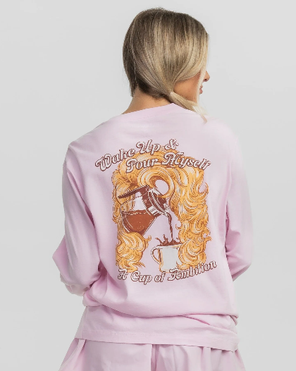 LONG SLEEVE CUP OF AMBITION TEE