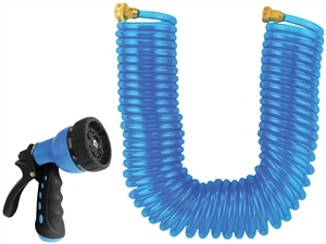 COIL HOSE W/NOZZLE SET 50FT