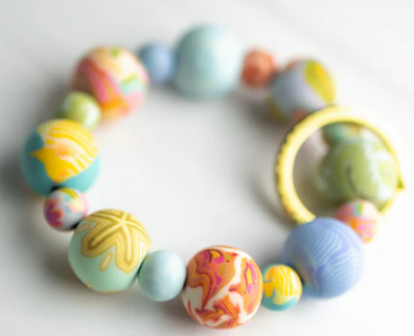 BEACH DAY WRIST KEYCHAIN