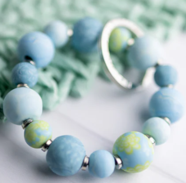 BERMUDA BLUE SM KEYCHAIN